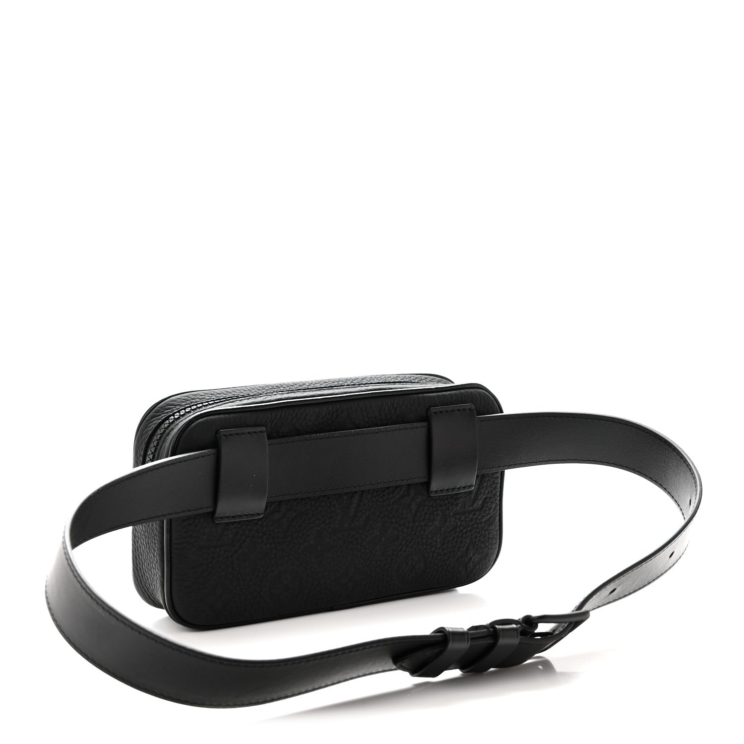 Taurillon Monogram Uniformes Solar Ray Soft Pochette Volga Belt Bag Black