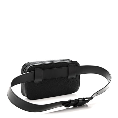 Taurillon Monogram Uniformes Solar Ray Soft Pochette Volga Belt Bag Black
