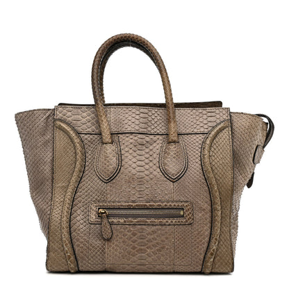 Snakeskin Mini Luggage Grey
