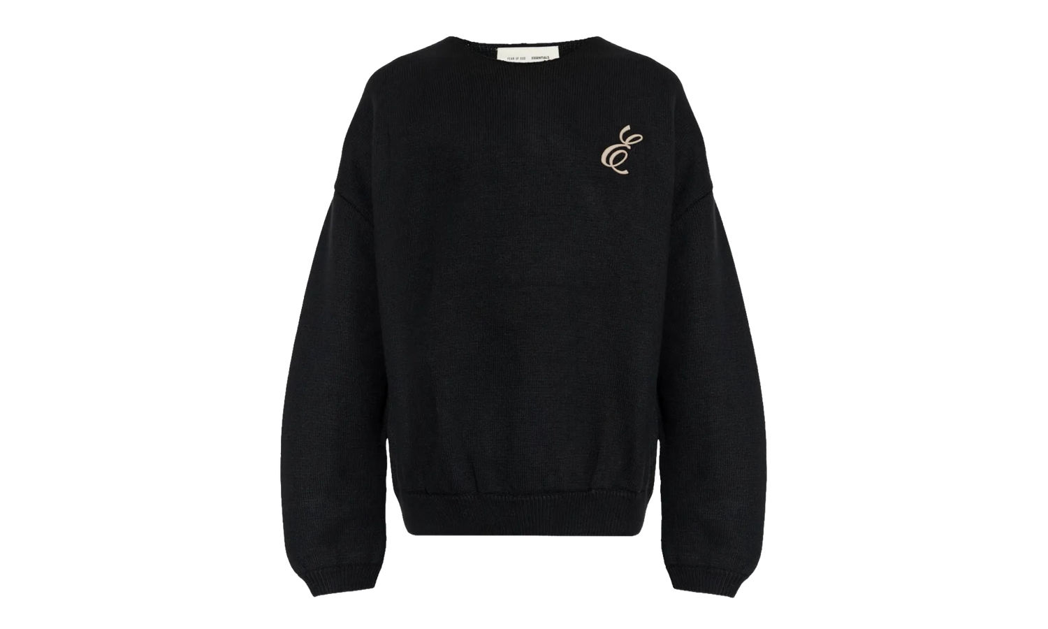 Waffle Crewneck Sweater "Vintage Black" 192HO254331F