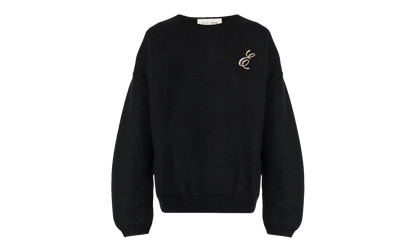 Waffle Crewneck Sweater "Vintage Black" 192HO254331F