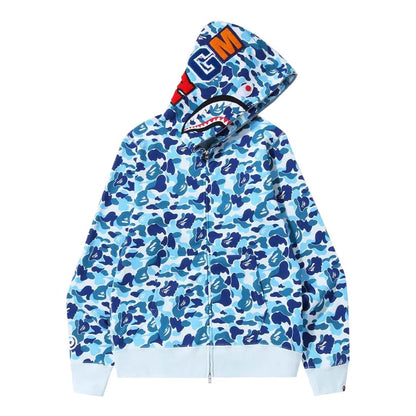 BAPE ABC Camo Shark Full Zip Hoodie &