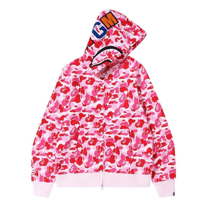 BAPE ABC Camo Shark Full Zip Hoodie &