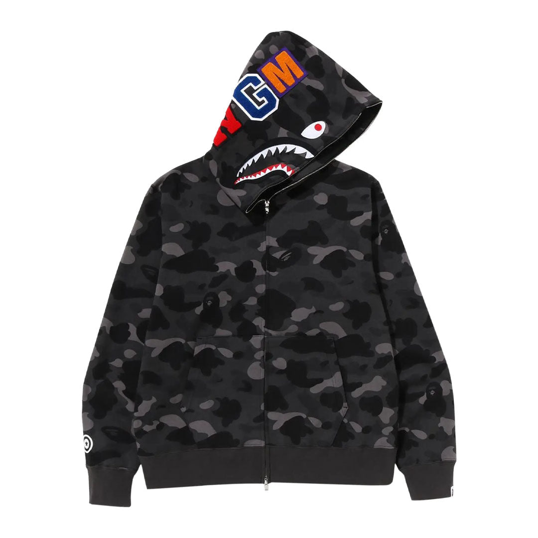 BAPE Color Camo Shark Full Zip Hoodie &