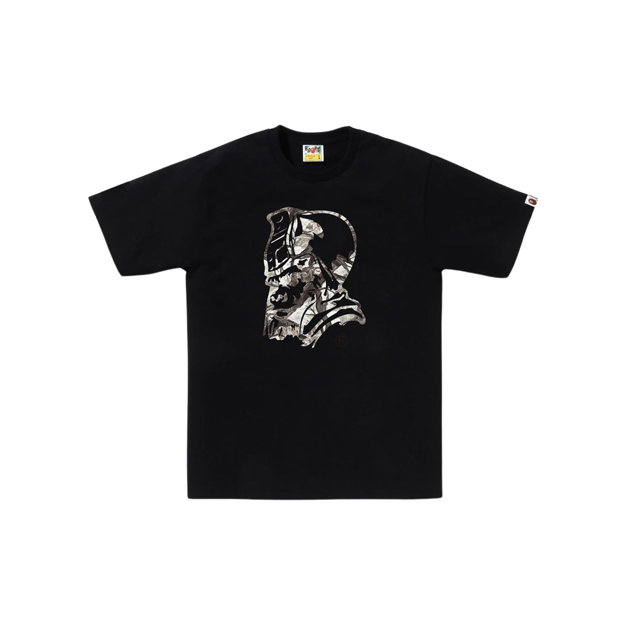 Bape Tree Edge Camo General Tee Black