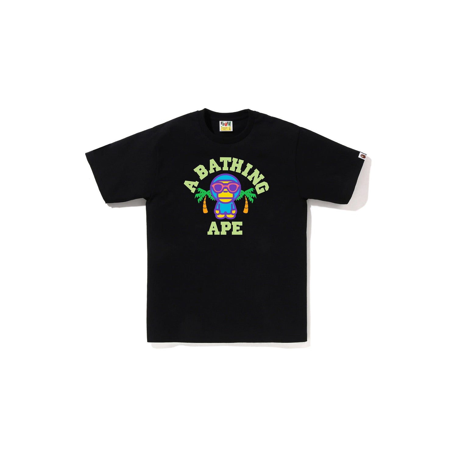 Bape Colors Milo College Summer Tee Black