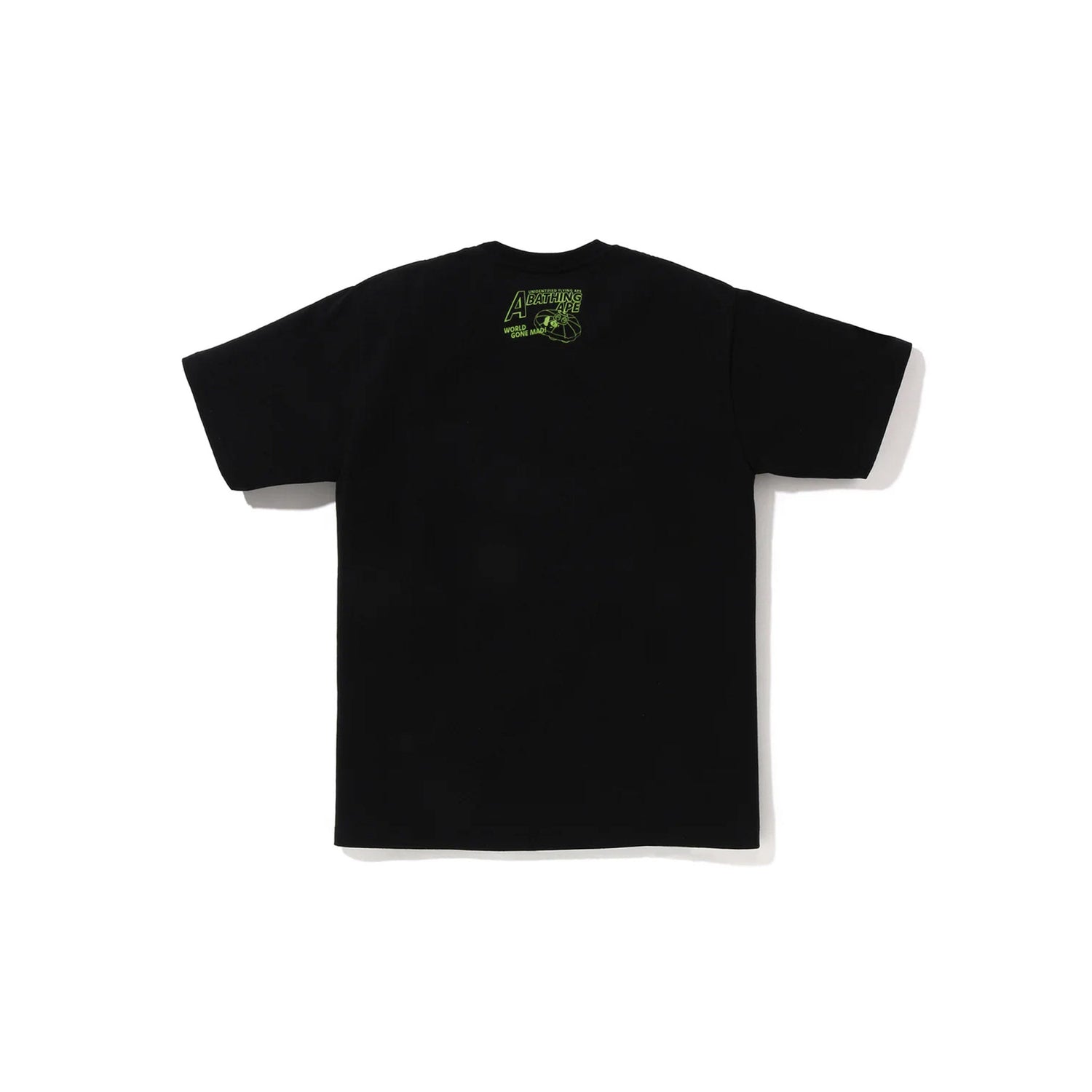 Bape Ape Head UFO On Moon Tee Black