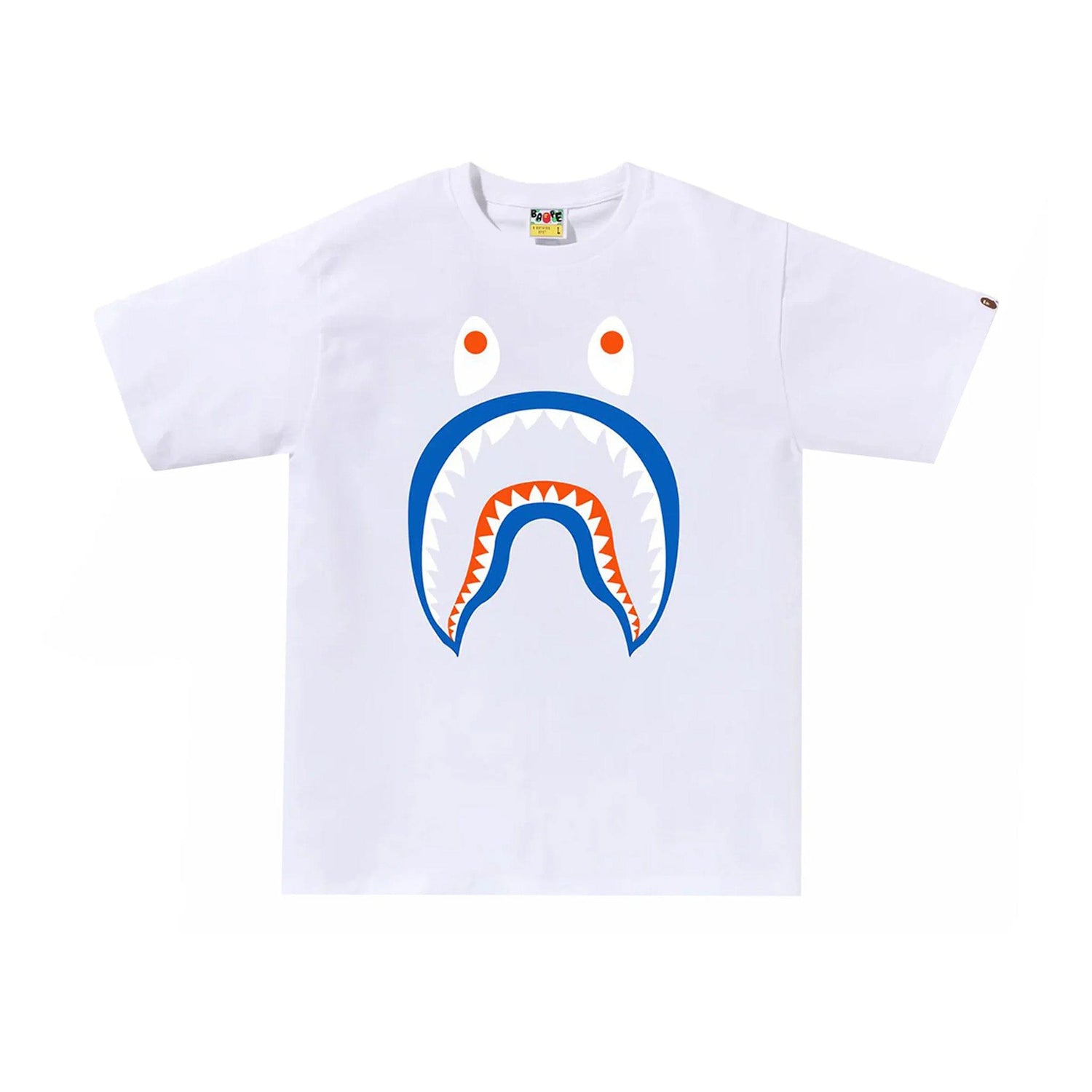 Bape Colors Shark PONR Tee White
