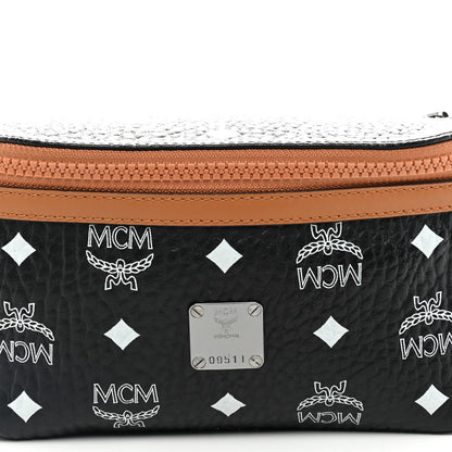 Visetos Small Fusten Belt Bag Black Cognac