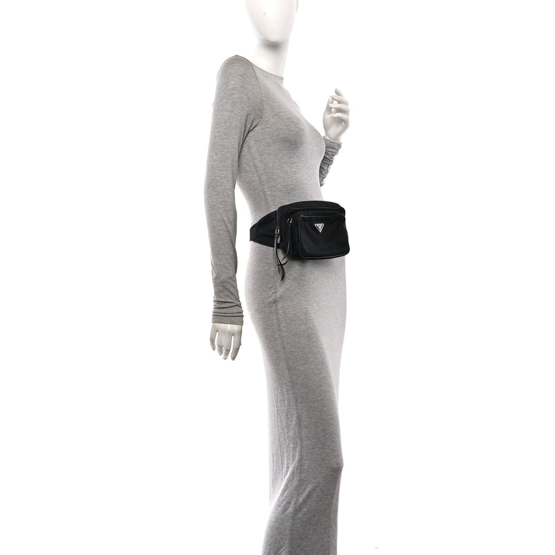 Tessuto Nylon Belt Bag Black
