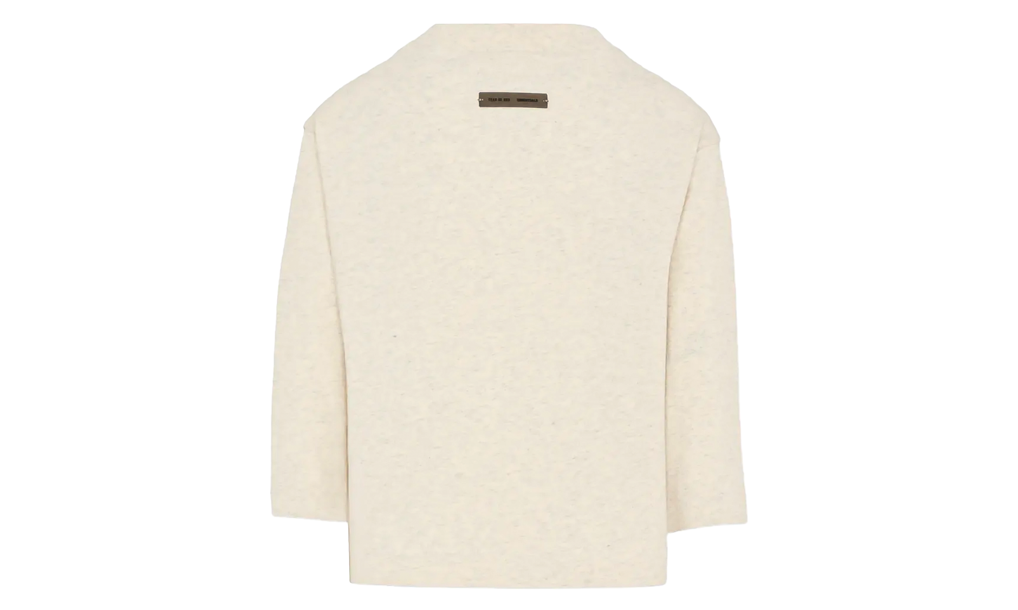 Essentials Embroidered Classic Long Sleeve Tee GS "Oatmeal Heather" 785HO251361K
