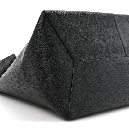 Grained Calfskin Medium The Sack Bag Black
