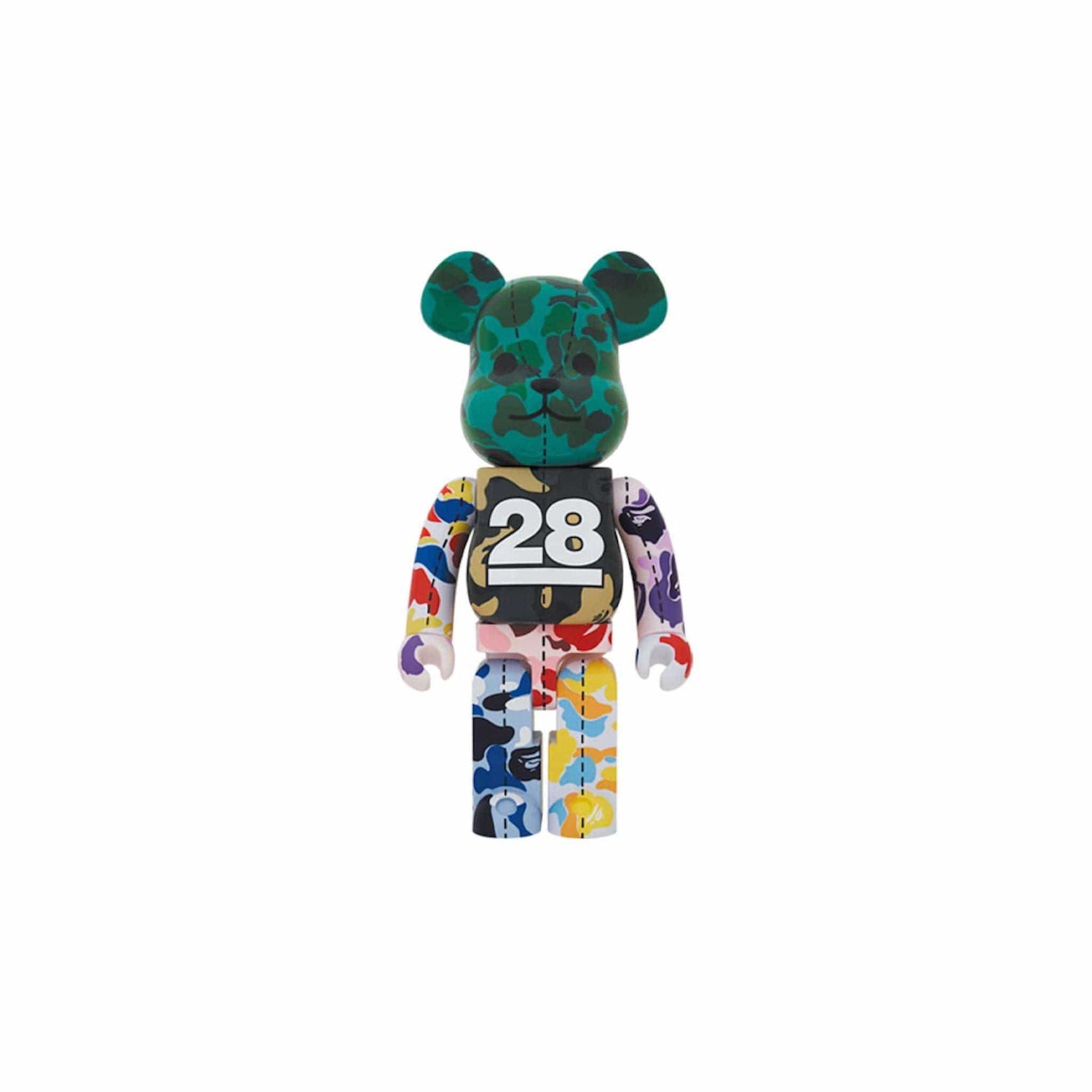 Bearbrick x BAPE 28th Anniversary Camo 