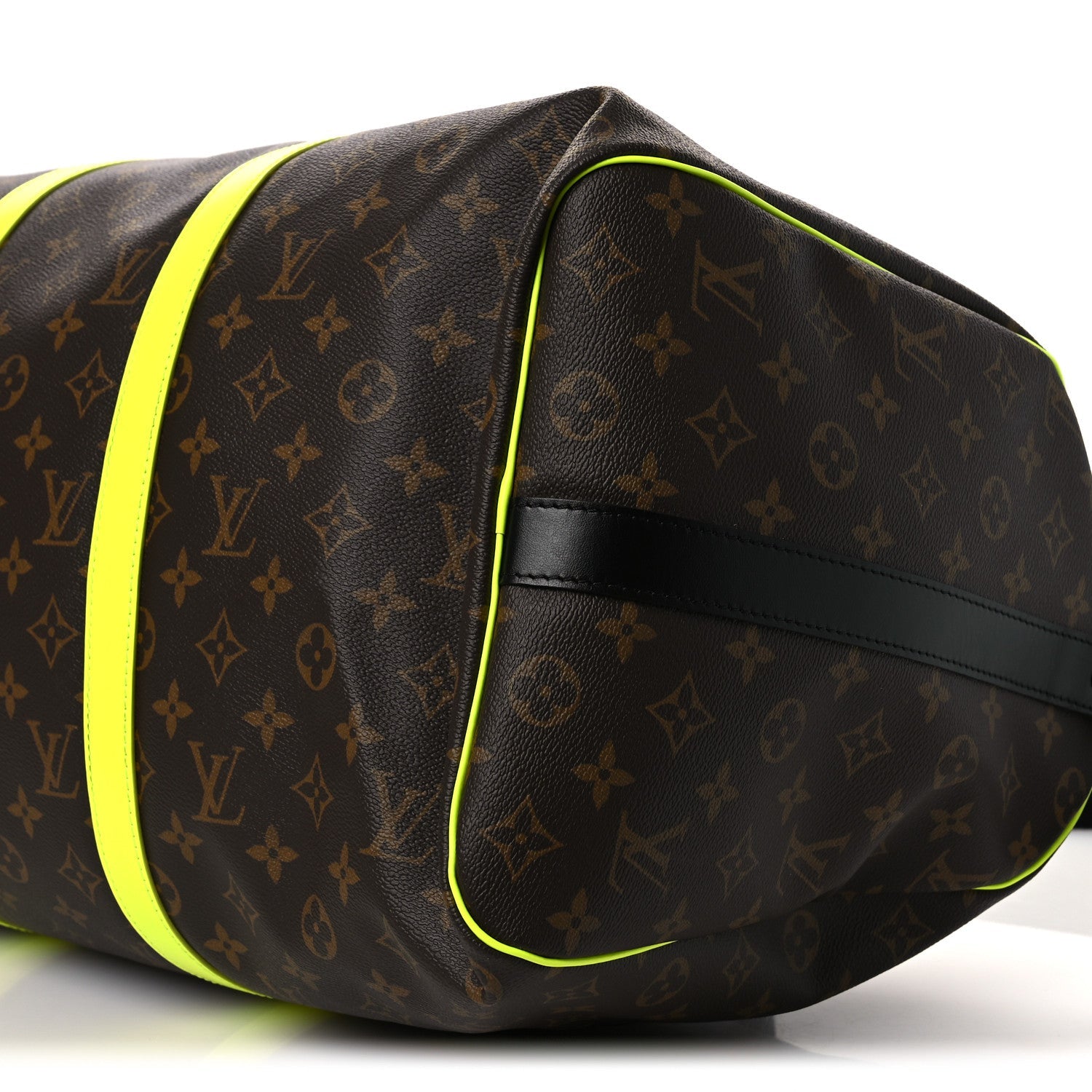 Monogram Macassar Keepall Bandouliere 50 Florescent Yellow
