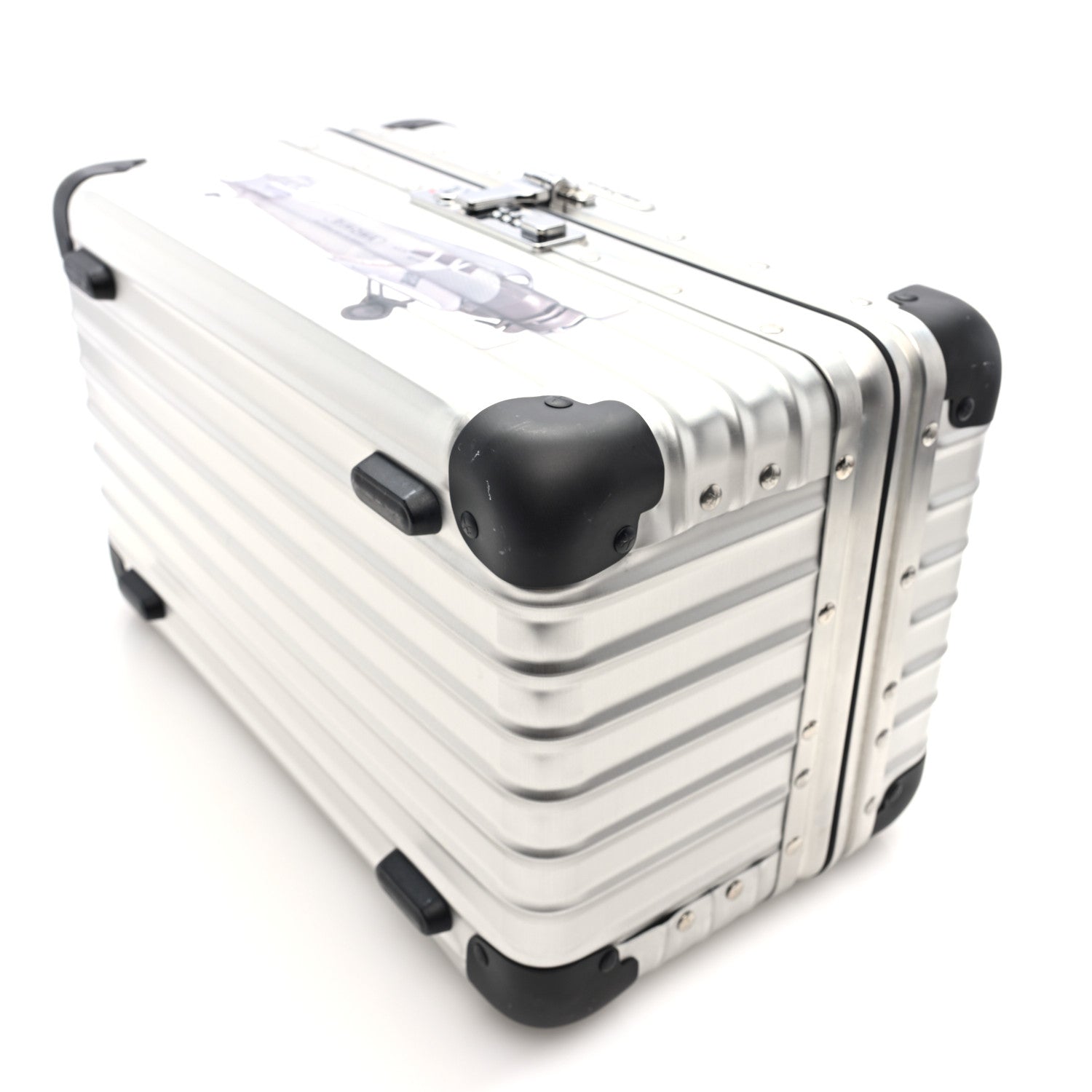 Aluminum F13 Collection Beauty Case Silver