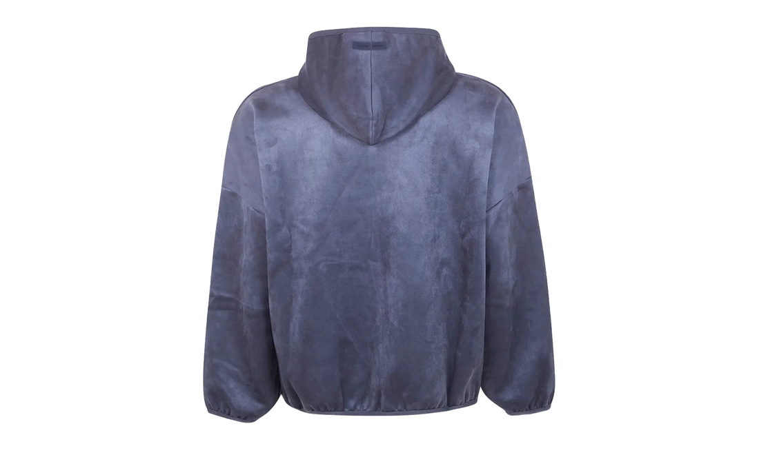 Suede Fleece Modern Hoodie "Iron Grey" 192HO256942F