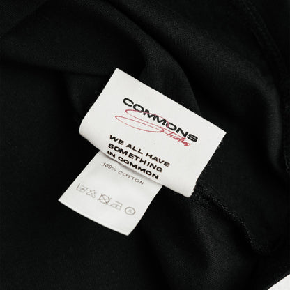 Commons Blank Slate Cropped Tee Black
