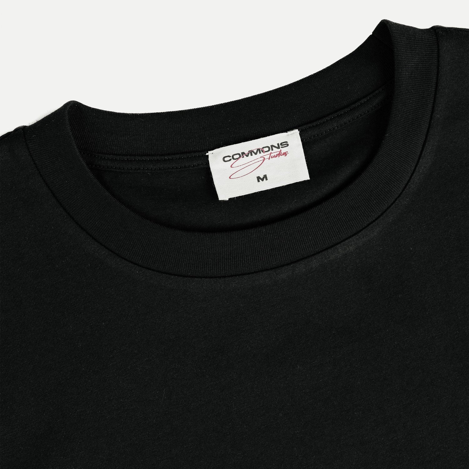 Commons Blank Slate Cropped Tee Black