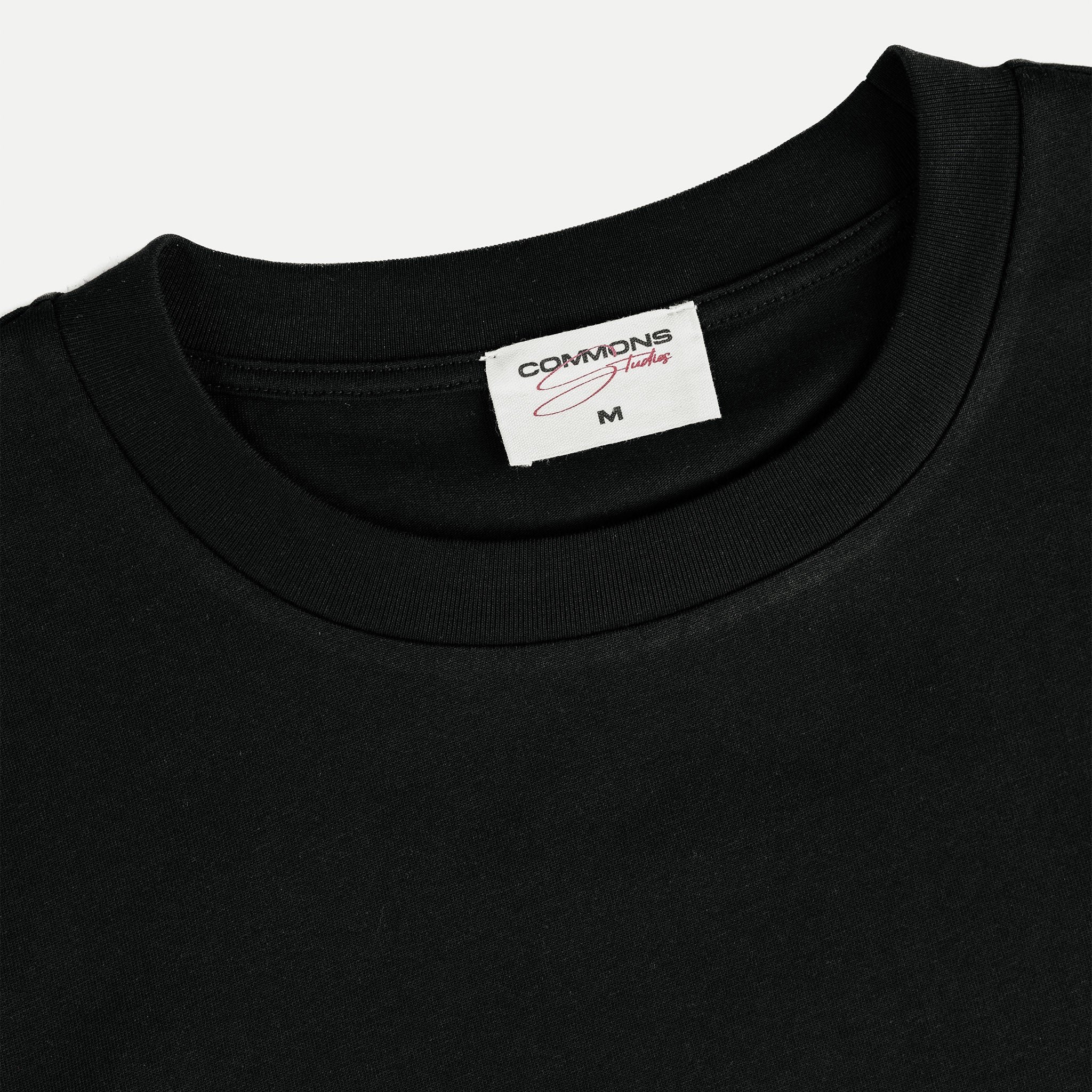 Commons Blank Slate Cropped Tee Black