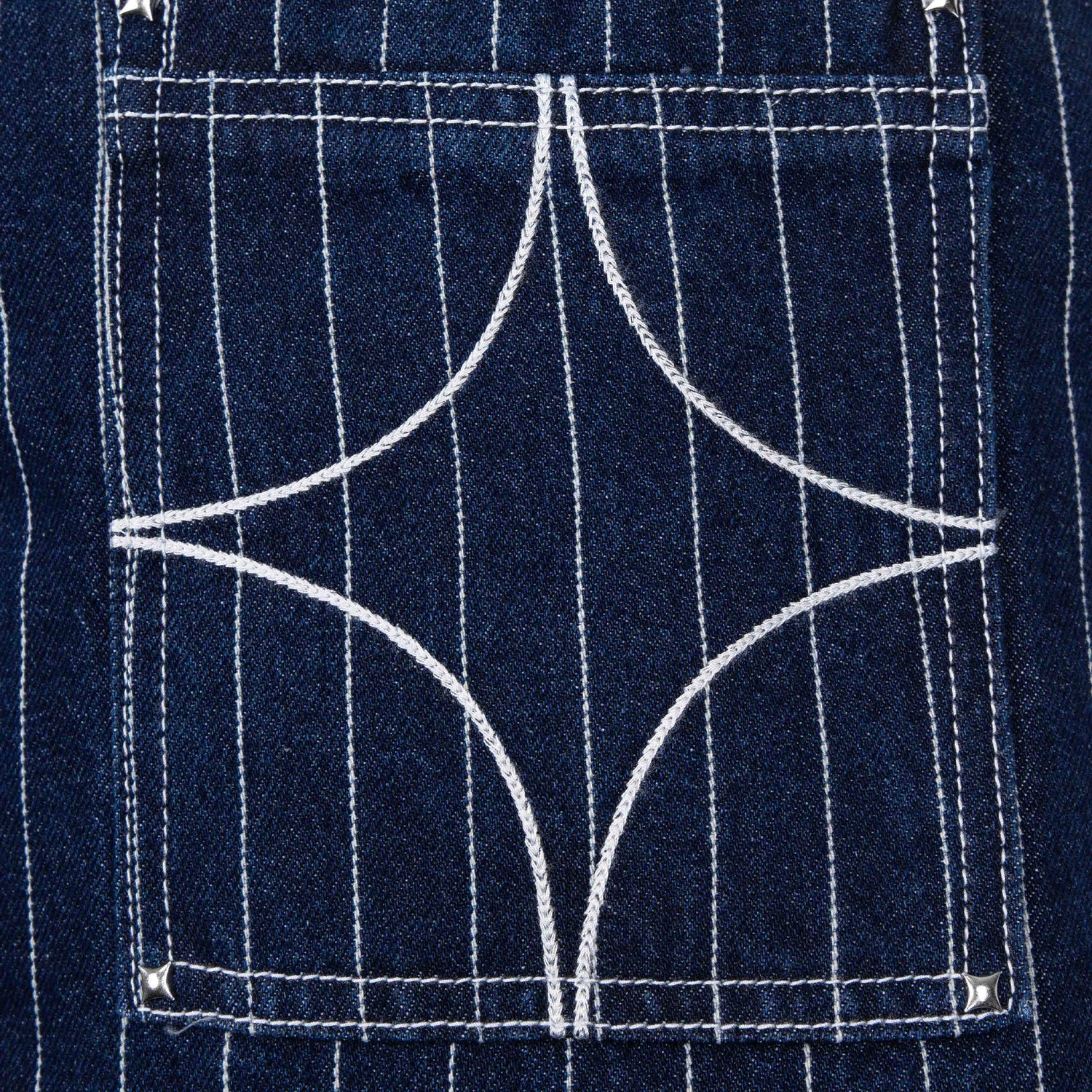 Commons Pinstripe Conductor Denim Pant Midnight Blue