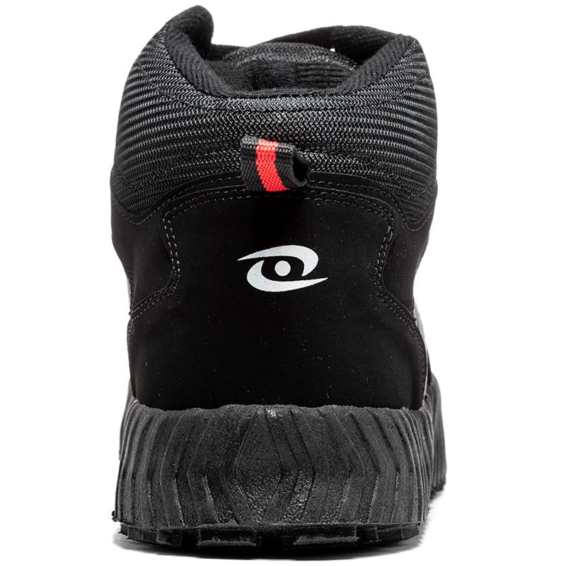 Acacia Bullet Lightweight Black/Red Broomball Shoes