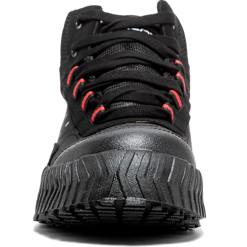 Acacia Bullet Lightweight Black/Red Broomball Shoes