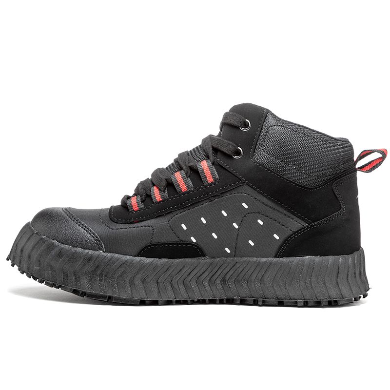 Acacia Bullet Lightweight Black/Red Broomball Shoes