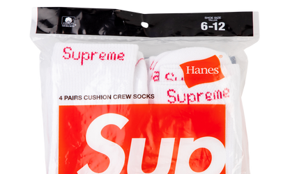 Hanes Socks (4) "White" SU0913