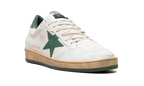 BALLSTAR NAPPA UPPER MATT LEATHER STAR CRACK TOE “WHITE GREEN”