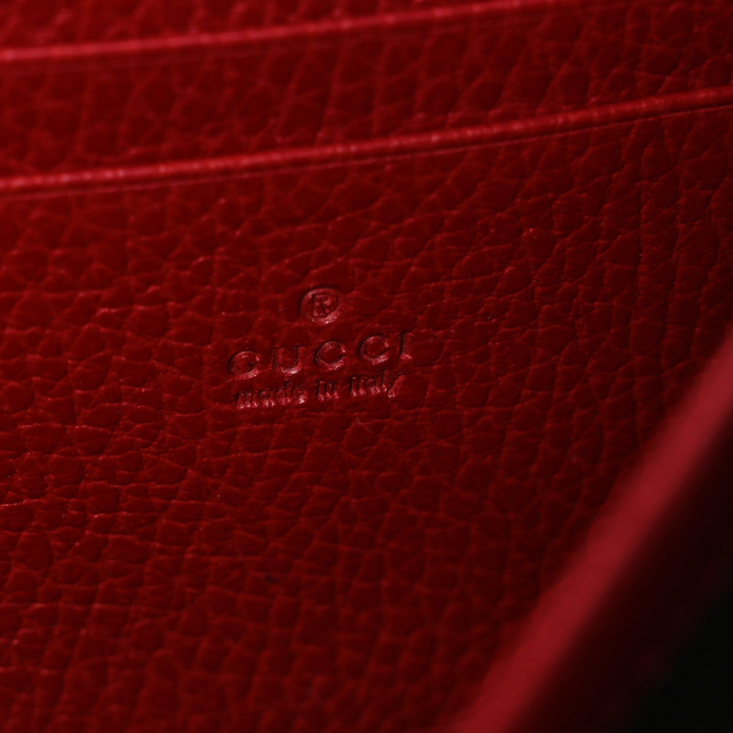 Calfskin Mini Dionysus Chain Wallet Hibiscus Red
