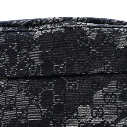 Denim GG Monogram Camouflage Belt Bag Blue