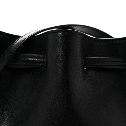 Calfskin Small Bucket Bag Black