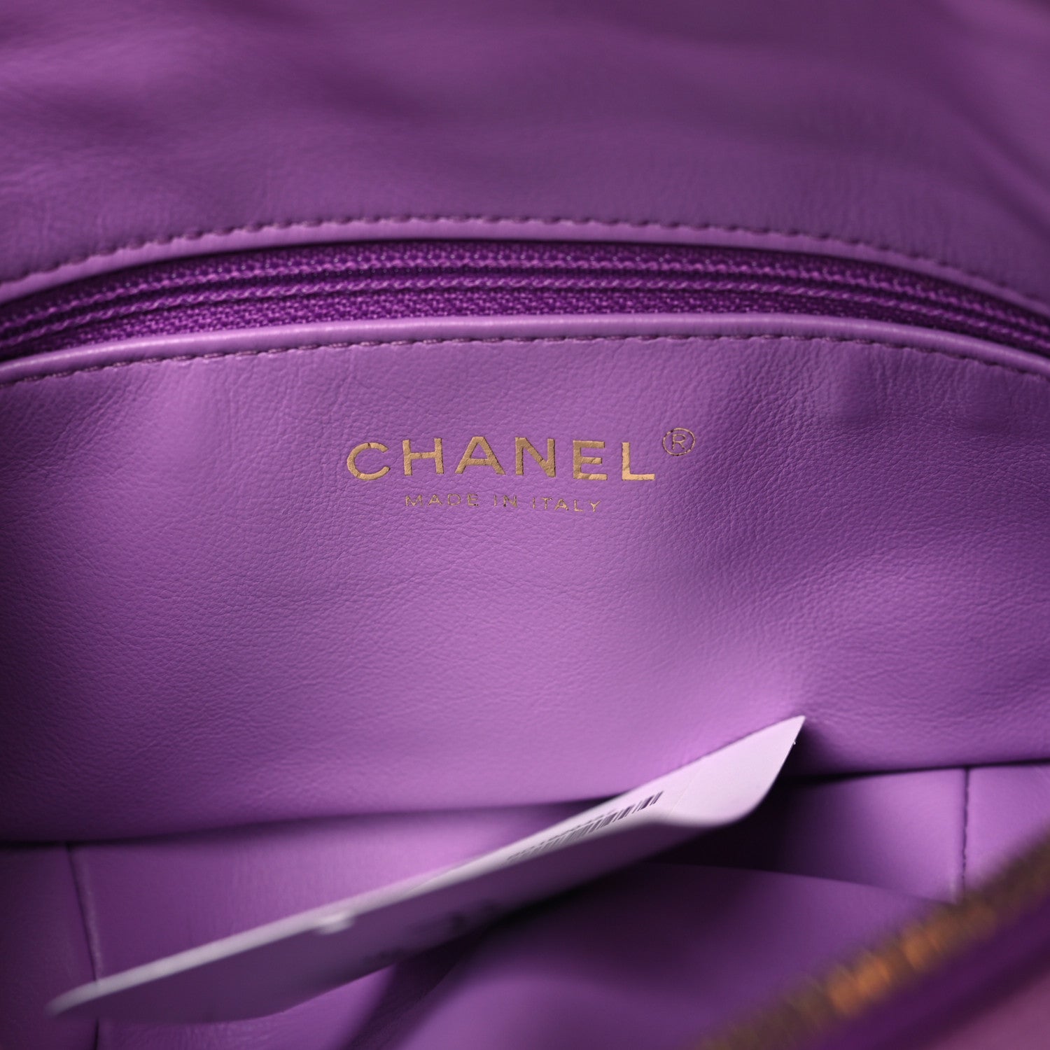 Caviar Quilted Filigree Waist Bag Purple