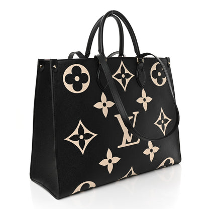 Empreinte Monogram Giant Onthego GM Black Beige