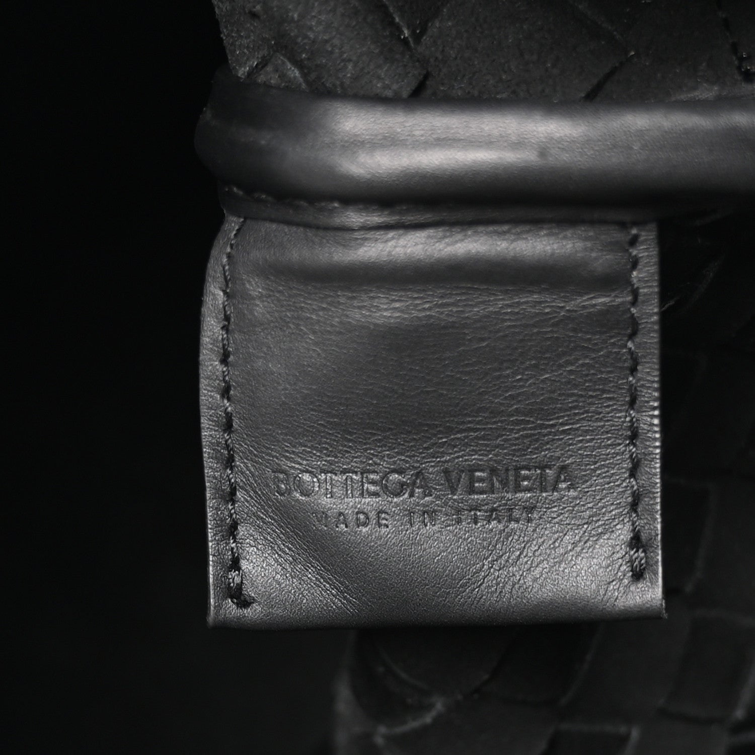 Nappa Intrecciato Weekend Bag Black