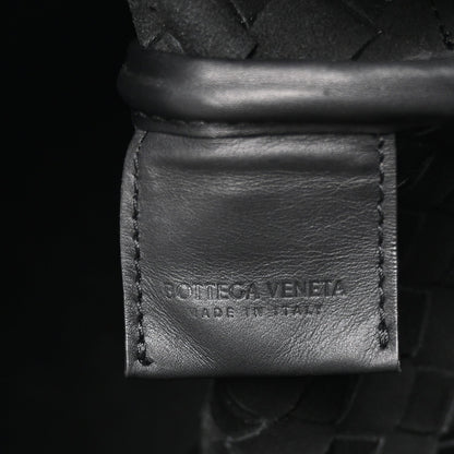 Nappa Intrecciato Weekend Bag Black