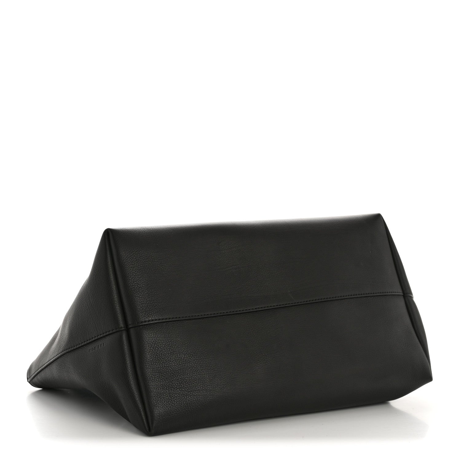 Grained Calfskin Terrasse Bag  Dark Brown