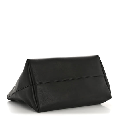 Grained Calfskin Terrasse Bag  Dark Brown