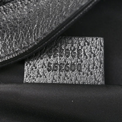 Econyl Nylon Monogram Off The Grid Drawstring Bucket Backpack Black