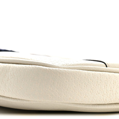 Grained Calfskin Ophidia Belted iPhone Case 75 30 White