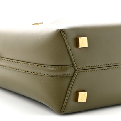 Shiny Calfskin Le 37 Mini Bucket Bag Strong Moss