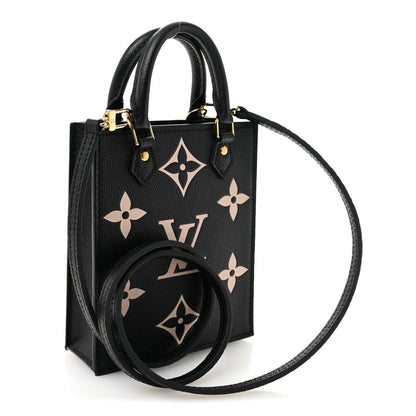 Empreinte Monogram Giant Petit Sac Plat Black Beige