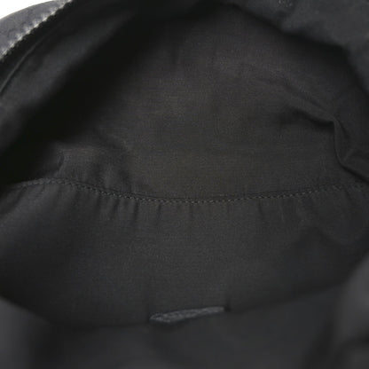 Nylon Monogram Fanny Pack Belt Bag Black