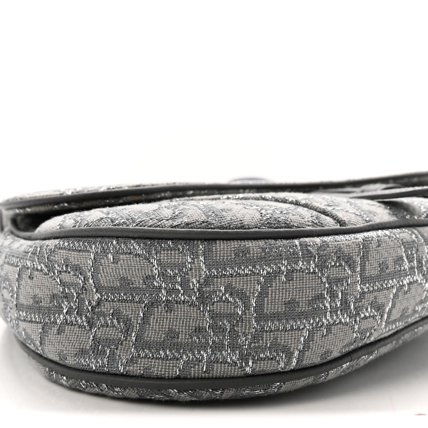 Oblique Mens Saddle Bag Grey