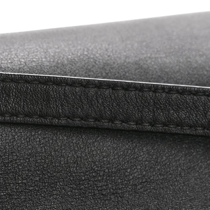Calfskin Small The Point Triangle Bag Black