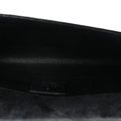 Patent Microguccissima Small Broadway Clutch Black