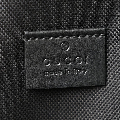 GG Supreme Monogram Web Belt Bag Black Grey