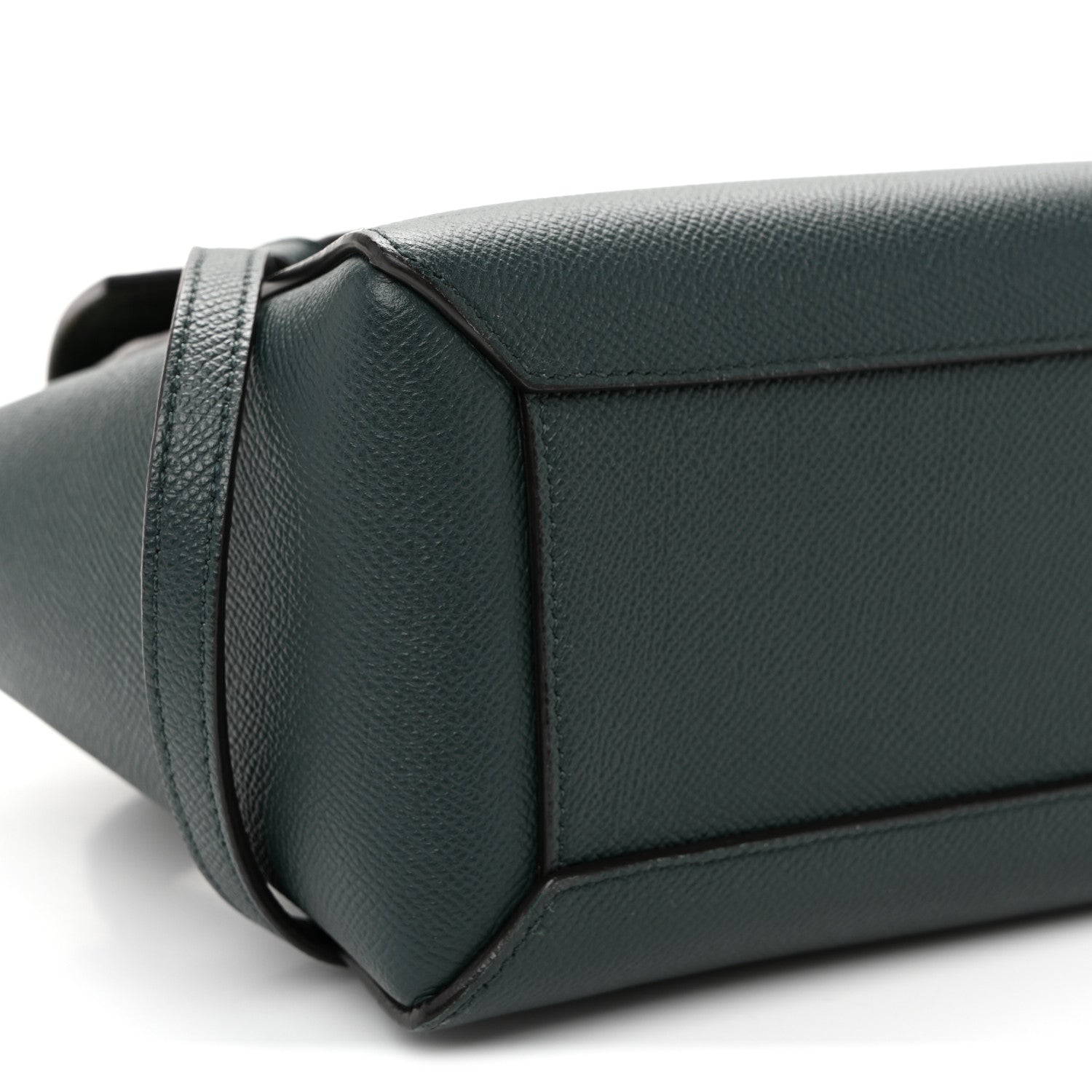 Grained Calfskin Nano Belt Bag Abyss Blue