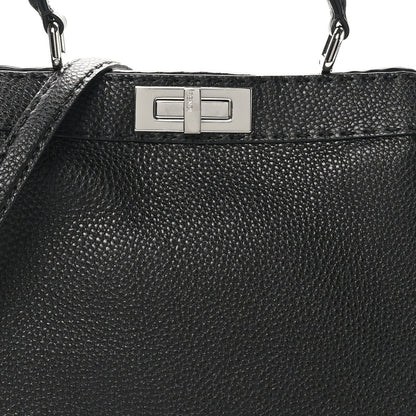 Cuoio Romano Selleria Chamois Medium Peekaboo I SEE U Satchel Black Camel Sunflower