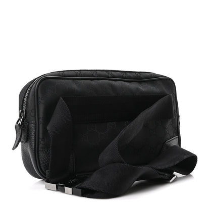 Nylon Monogram Belt Bag Black